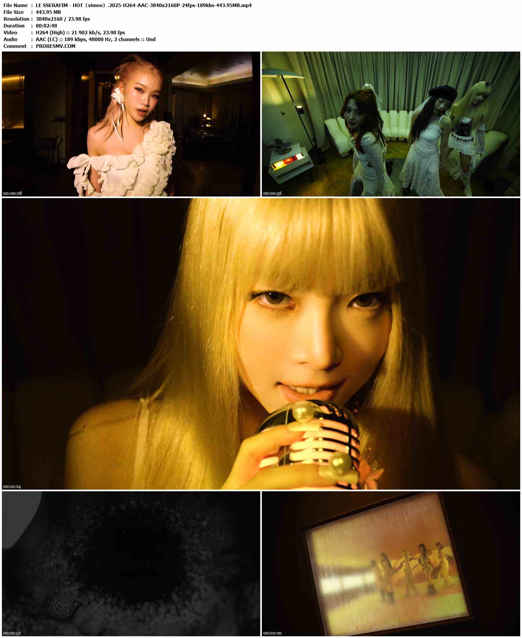 LE SSERAFIM - HOT（vimeo）.2025-H264-AAC-3840x2160P-24fps-189kbs-443.95MB官方MV_高清MV